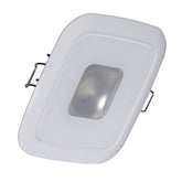 Lumitec Square Mirage Down Light - Spectrum RGBW Dimming - White Bezel